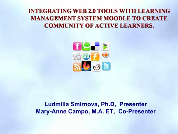 CAE 2008, Integration, Learning Community: Pedagogy, Technology Course redesign VIII