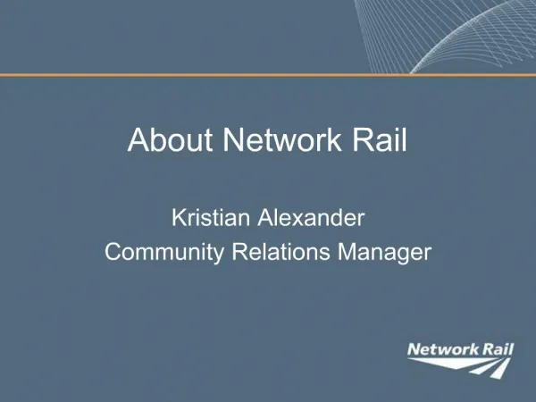 About Network Rail