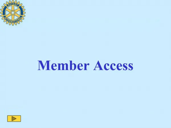 Member Access