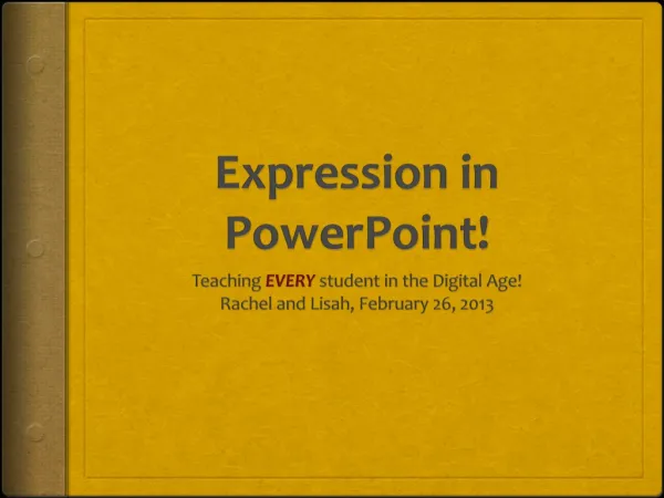 Expression in PowerPoint!