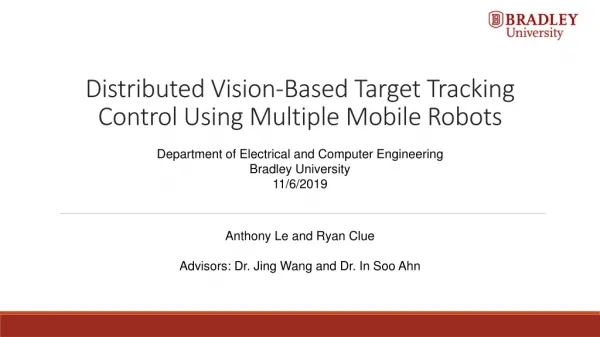 Distributed Vision-Based Target Tracking Control Using Multiple Mobile Robots