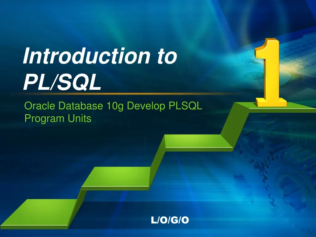 introduction to pl sql