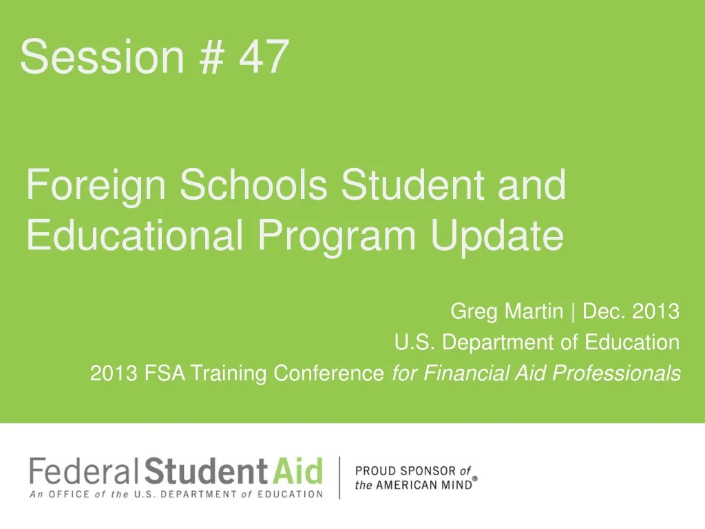 foreign schools student and educational program update