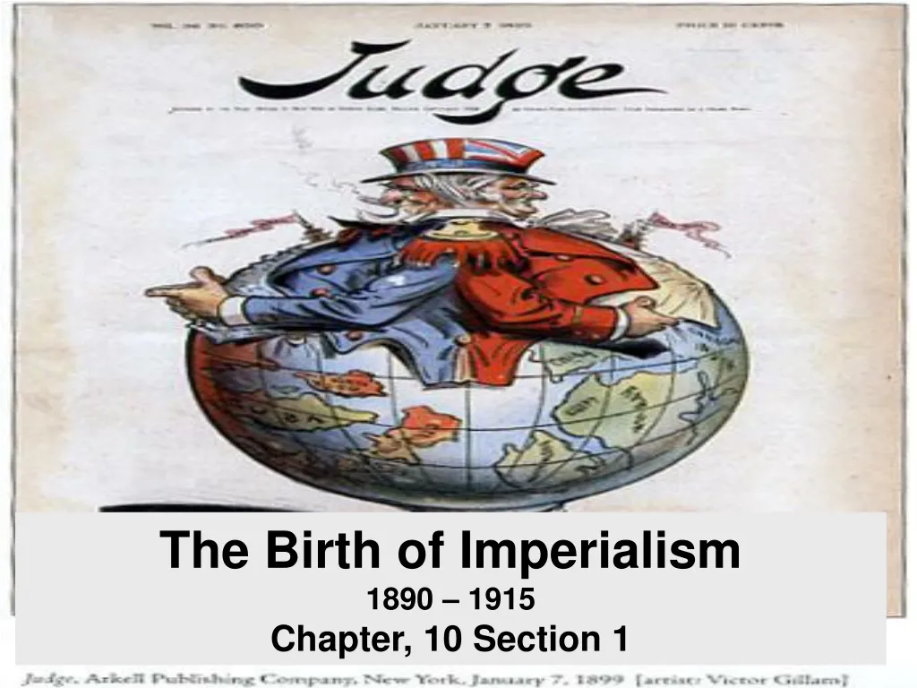 the birth of imperialism 1890 1915 chapter 10 section 1