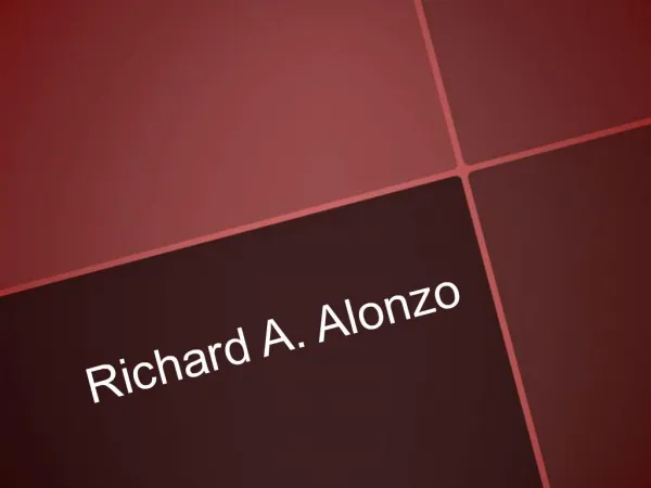 Richard A. Alonzo
