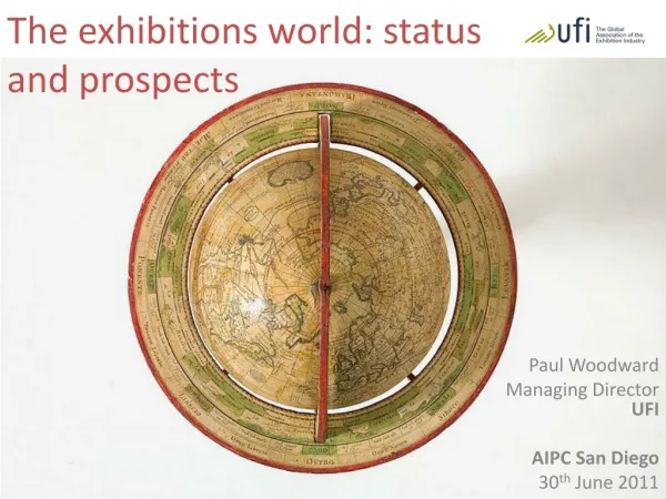 The exhibitions world: status and prospects
