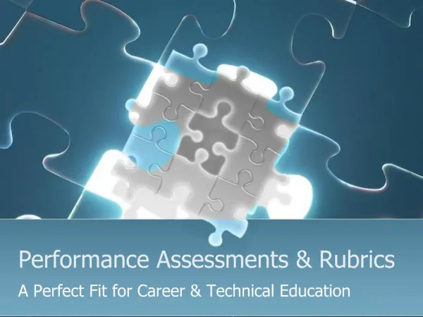 Performance Assessments Rubrics