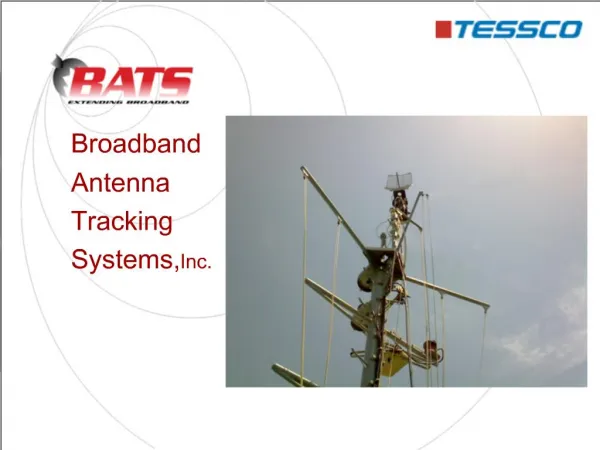 Broadband Antenna Tracking Systems,Inc.