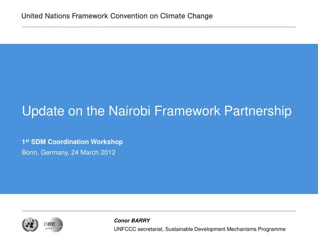 update on the nairobi framework partnership
