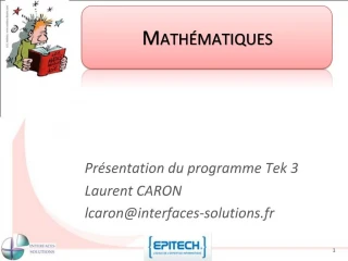 Math matiques - slide 1
