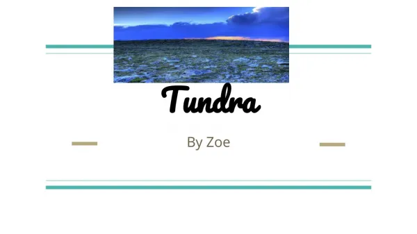 Tundra