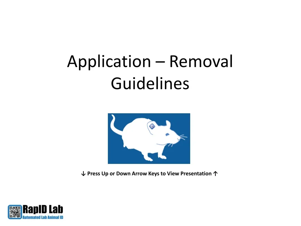 application removal guidelines
