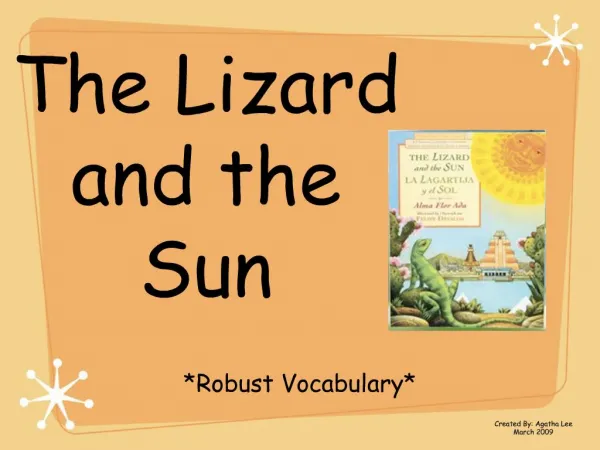 The Lizard and the Sun