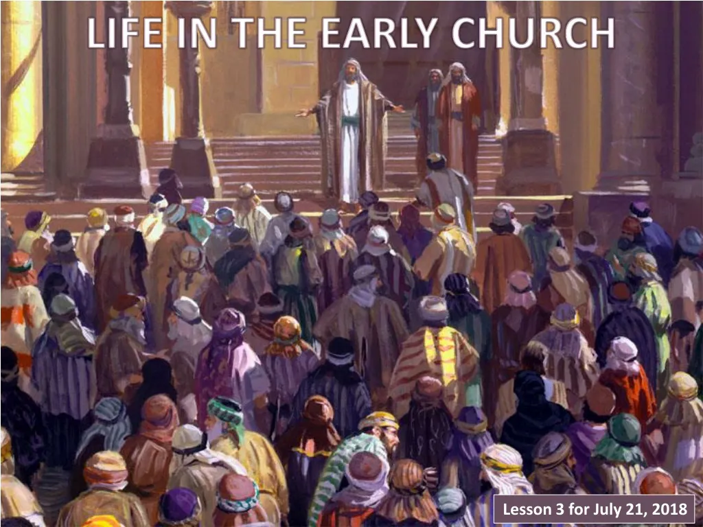 life in the early church