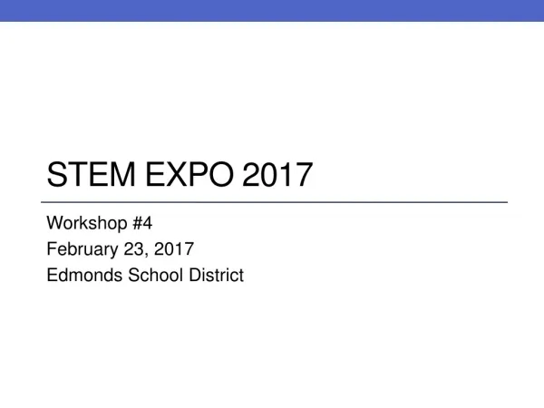 STEM EXPO 2017
