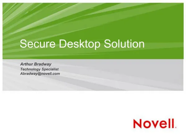 Secure Desktop Solution