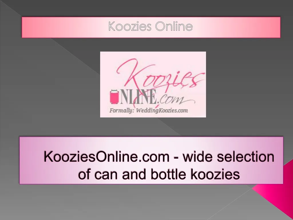 kooziesonline com wide selection of can and bottle koozies