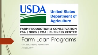 Farm Loan Programs - slide 1