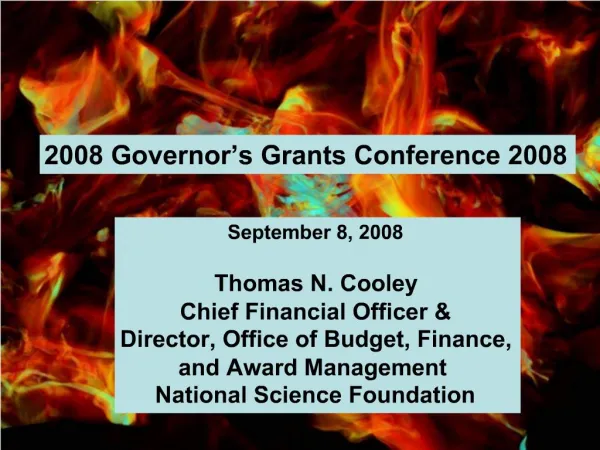2008 Governor s Grants Conference 2008