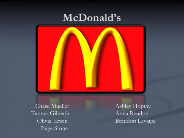 McDonald s