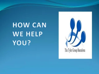 HOW CAN WE HELP YOU - slide 1