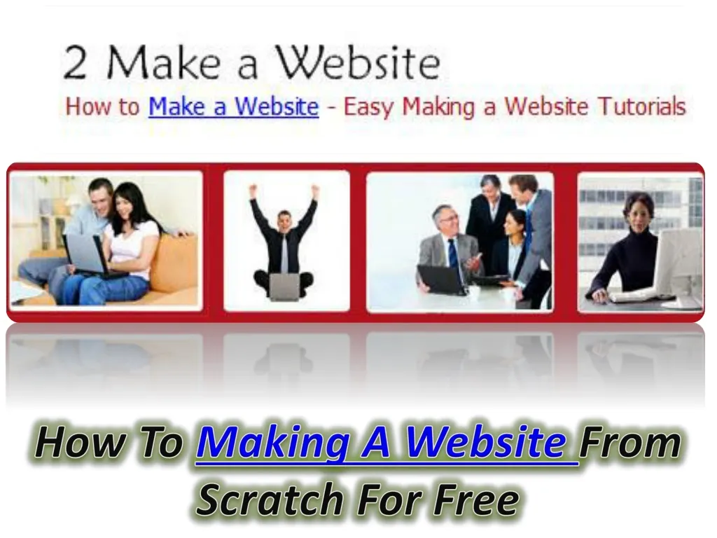 how to making a website from scratch for free