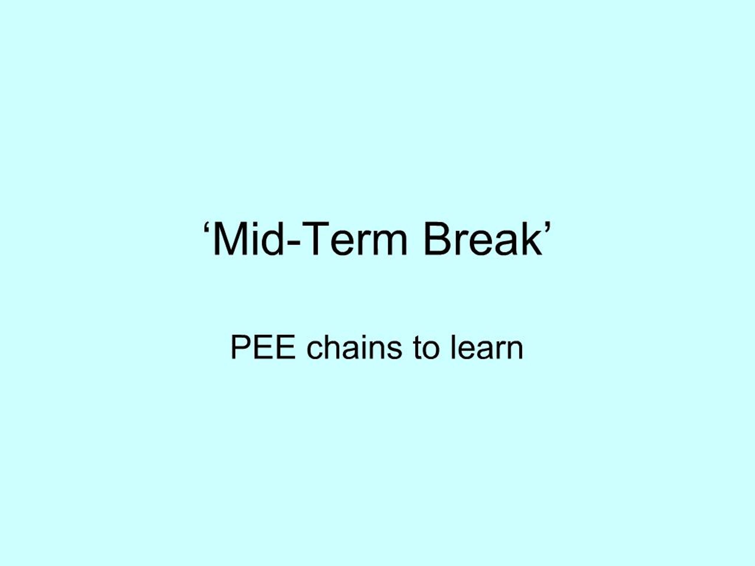 Midterm Break Loading PPT - Mid-Term Break PowerPoint Presentation, free download - ID:1112217