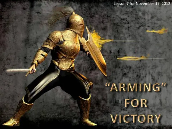 ARMING FOR VICTORY