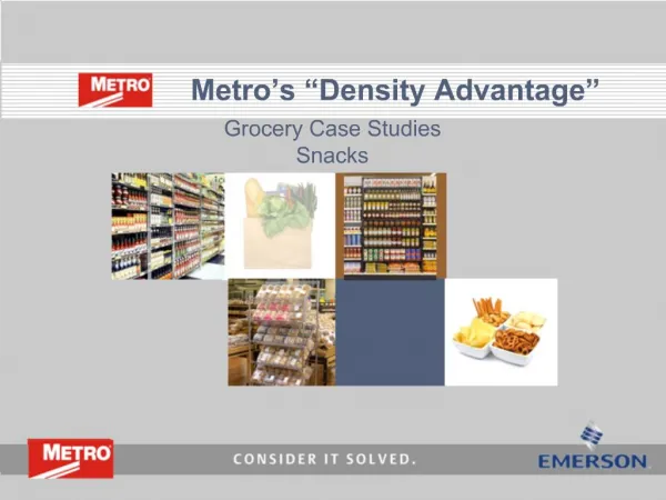 Metro s Density Advantage