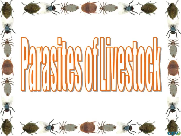 Parasites of Livestock