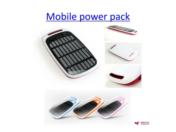 Mobile power pack