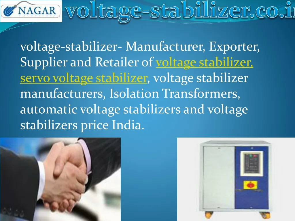 voltage stabilizer co in