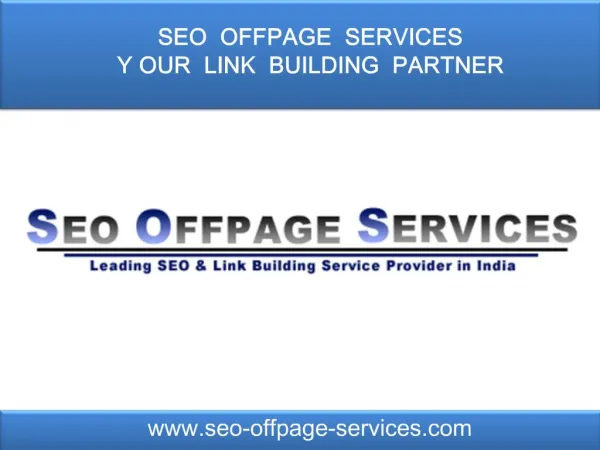 SEO OFFPAGE SERVICES | ONE WAY LINK BUILDING SERVICES | CONT