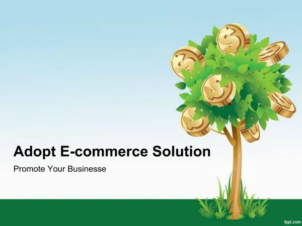 Adopt E-commerce Solution To Promote Your Business