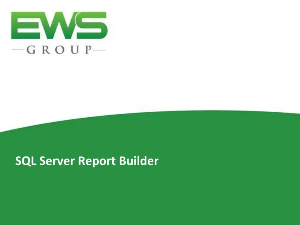SQL Server Report Builder