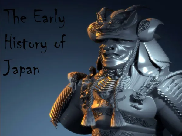 The Early History of Japan