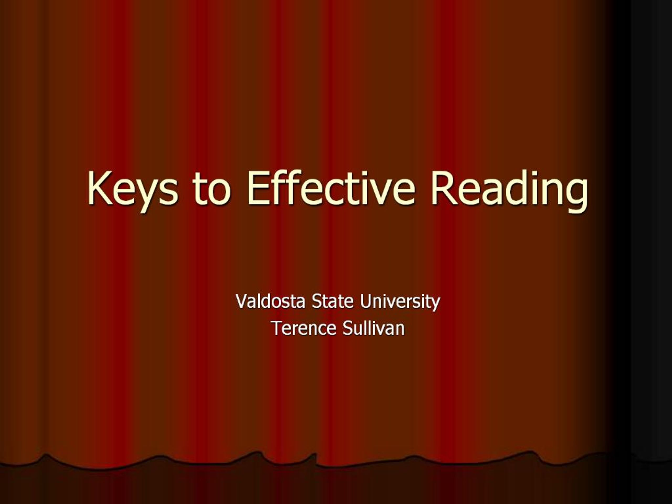 PPT - Mastering Effective Reading Skills: Techniques and Strategies for ...