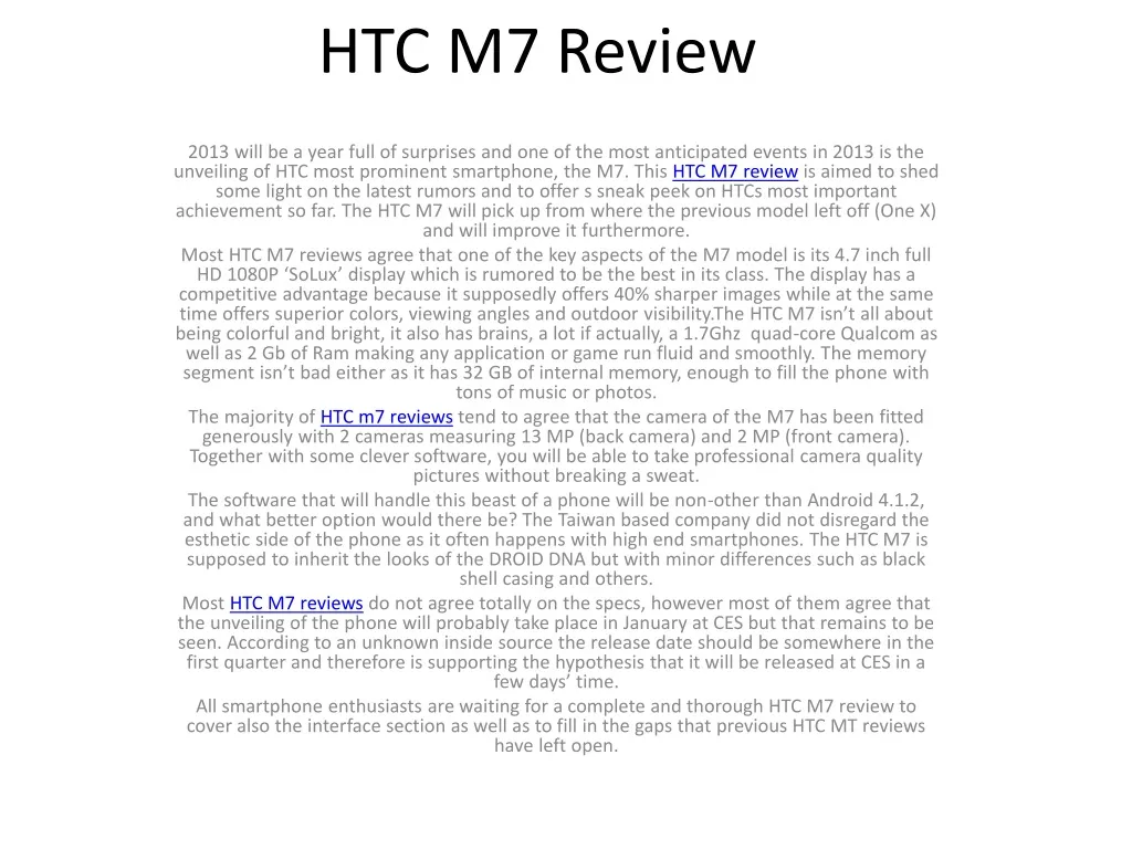 htc m7 review