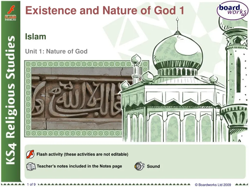 existence and nature of god 1