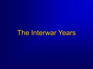 The Interwar Years - slide 1