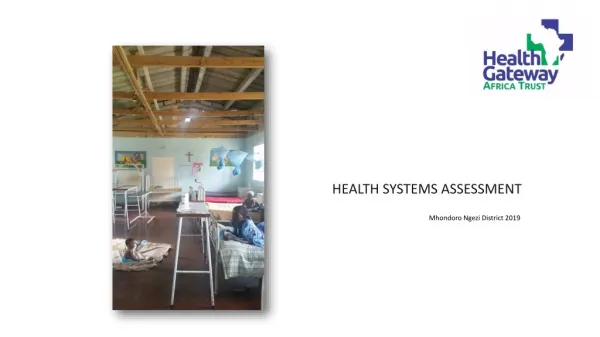 HEALTH SYSTEMS ASSESSMENT