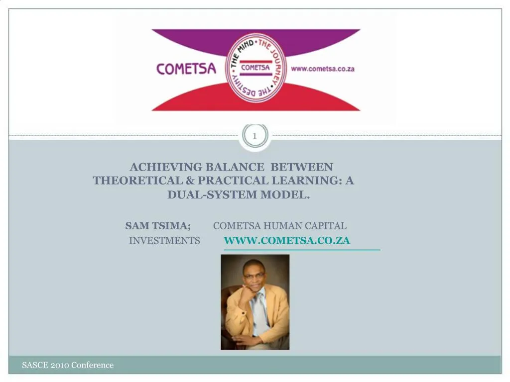 PPT - ACHIEVING BALANCE BETWEEN THEORETICAL PRACTICAL LEARNING: A DUAL ...