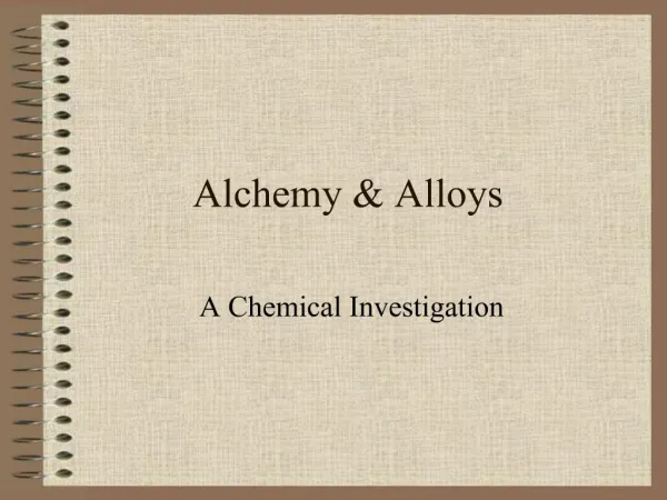 Alchemy Alloys