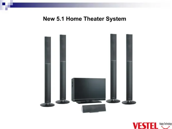 New 5.1 Home Theater System