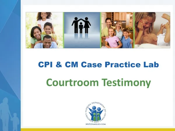 CPI &amp; CM Case Practice Lab