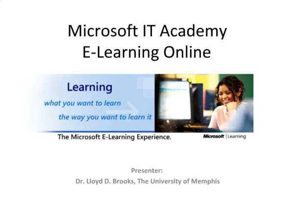 Microsoft IT Academy E-Learning Online