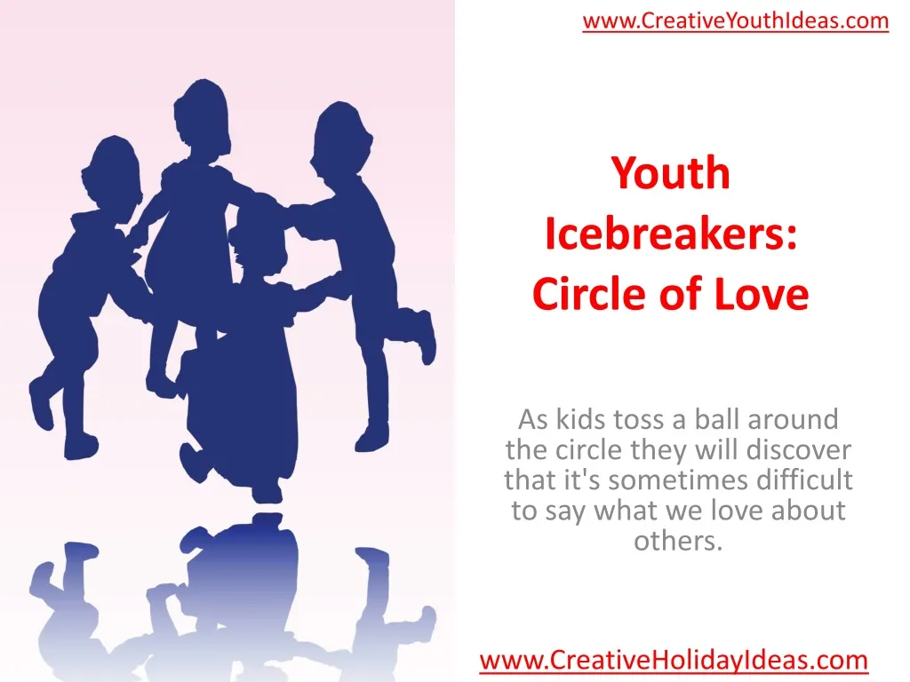 youth icebreakers circle of love
