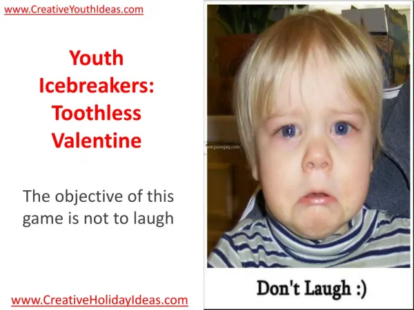 Youth Icebreakers: Toothless Valentine