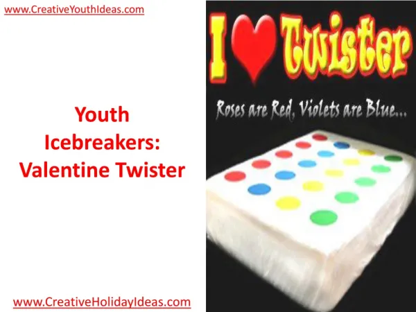 Youth Icebreakers: Valentine Twister