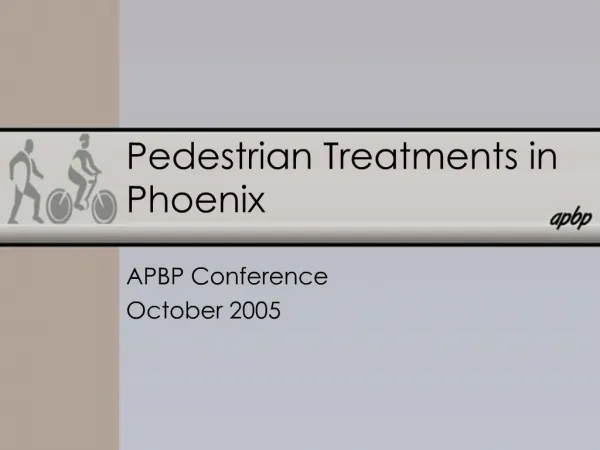 Pedestrian Treatments in Phoenix